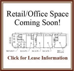 Retail - Office Space coming soon